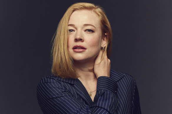 Sarah Snook plays "Shiv" Roy in Succession, arguably the best show on TV right now.