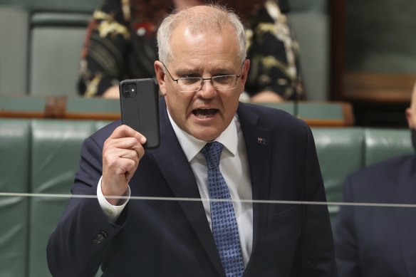 Prime Minister Scott Morrison is backing a technological solution to emissions reduction.