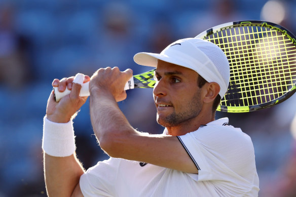 Aleks Vukic has a formidable task in the second round at Wimbledon against defending champion Carlos Alcaraz.