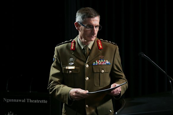 Chief of the Defence Force, Angus Campbell.