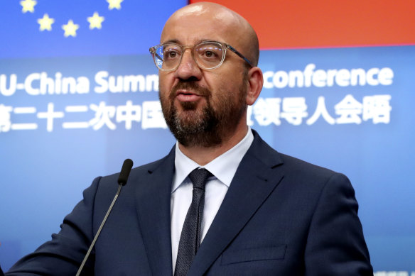 European Council President Charles Michel.