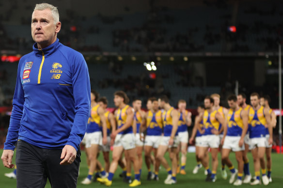 West Coast coach Adam Simpson is fresh and ready to embrace the challenge.