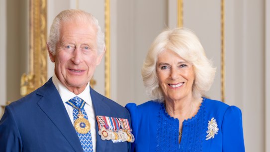 Official Australian portrait of His Majesty King Charles III and Queen Camilla.