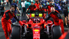 Charles Leclerc in a Ferrari gets ready to race during the F1 Grand Prix of Saudi Arabia in March.