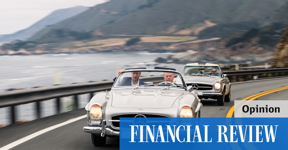 Driving the Mercedes 300SL convertible and the 280SL "Pagoda" on the Cabrillo Highway through Big Sur, California was the highlight of 2023 for Tony Davis - Vimarsana News