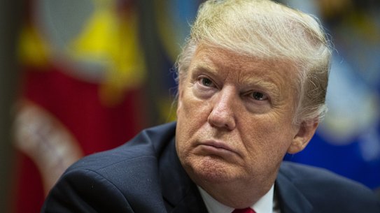 US  President Donald Trump on Friday.