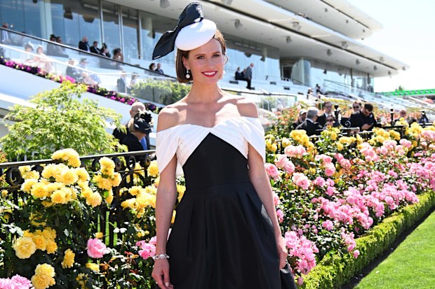 MELBOURNE, AUSTRALIA - NOVEMBER 02: Francesca Cumani, channel nine presenter poses during 2024 Penfolds Victoria Derby Day at Flemington Racecourse on November 02, 2024 in Melbourne, Australia. (Photo by Vince Caligiuri/Getty Images)
