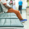 Emergency waiting room at a hospital.