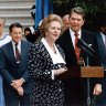 British Prime Minister Margaret Thatcher and US President Ronald Reagan  were both free-market evangelists.