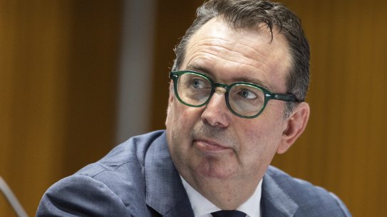 Damian Roach is the chairman of ASX. The exchange operator is being sued by the corporate regulator over disclosure failures.
