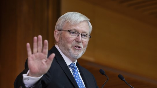 Australian ambassador to the US and former prime minister Kevin Rudd.