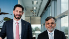The chairman and his CEO: Ryan Stokes, Boral’s chairman, has retained CEO Vik Bansal for the company’s next chapter inside Seven Group. 