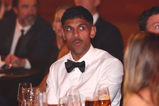 Nasiah Wanganeen-Milera at the Brownlow on Monday night.