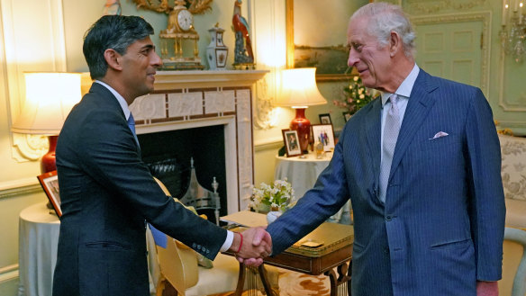 The King told British PM Rishi Sunak how much the messages of goodwill had meant to him