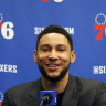 Ben Simmons to leave bubble for knee surgery with playoffs approaching