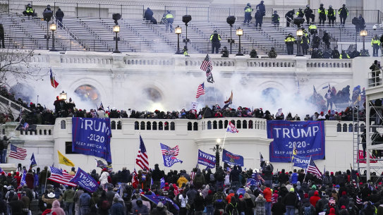 Donald Trump’s supporters stormed the US Capitol in 2021 after being told the 2020 election had been stolen from him.