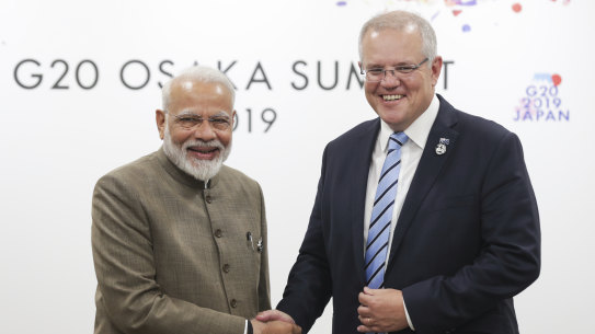Prime Minister Scott Morrison has spoken to Indian Prime Minister Narendra Modi about Facebook’s decision to ban news links in Australia.