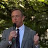 Opposition leader Steven Miles addressed hundreds gathered in Brisbane’s Botanic Gardens on Tuesday to support abortion rights and protest a Katter’s Australian Party attempt to force abortion debate in parliament. 