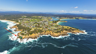 Tucked away under imposing cliffs, Bermagui’s Blue Pools (bottom left) are a haven for families on a summer’s day.
