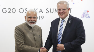 Prime Minister Scott Morrison has spoken to Indian Prime Minister Narendra Modi about Facebook’s decision to ban news links in Australia.