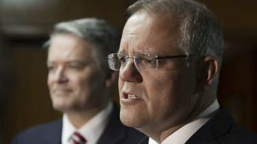 The data-matching program was announced by Finance Minister Mathias Cormann and then-Treasurer Scott Morrison in 2016.