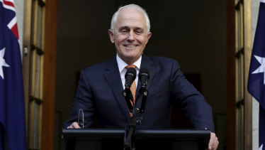 Quitting politics: former prime minister Malcolm Turnbull.