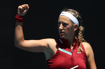 Victoria Azarenka made short work of her match on Wednesday; and called for mandatory vaccination of all travelling tennis players.