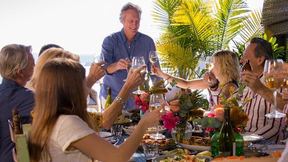 Inspired by a Christmas in Wales: Palm Beach 