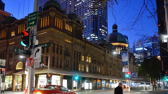 City landmark: the Queen Victoria Building. 