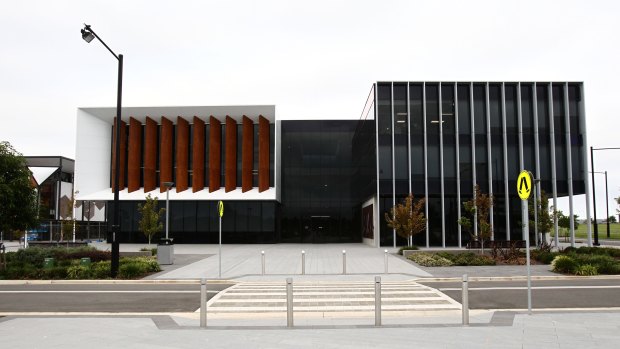 The newly built Camden Council chambers in Oran Park. 