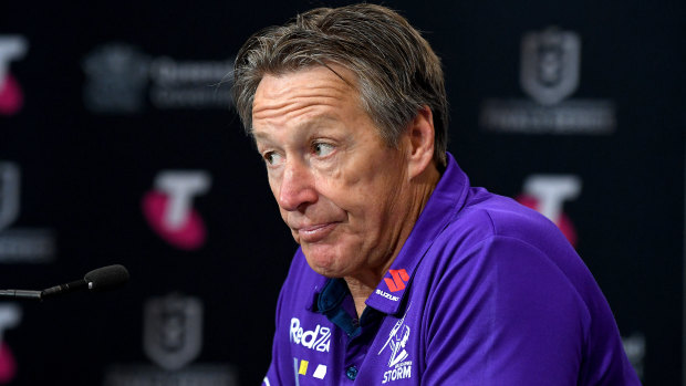 Craig Bellamy is not happy with his star five-eighth being so openly pursued.