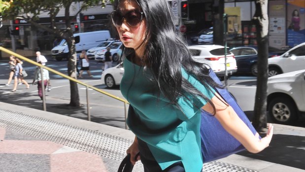 Radiologist Denise Lee appears at Downing Centre court accused of stalking a former Tinder date.