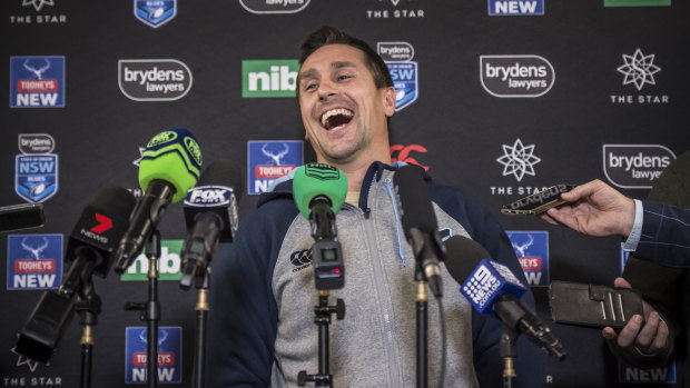 Mitchell Pearce says his form earned him a 19th Origin jersey.
