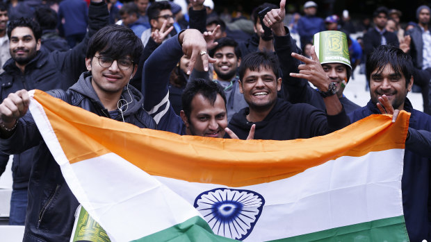 Home or away? Indian fans have dominated the series so far.