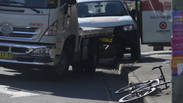 A cyclist was killed in a crash in Paddington on Tuesday morning.