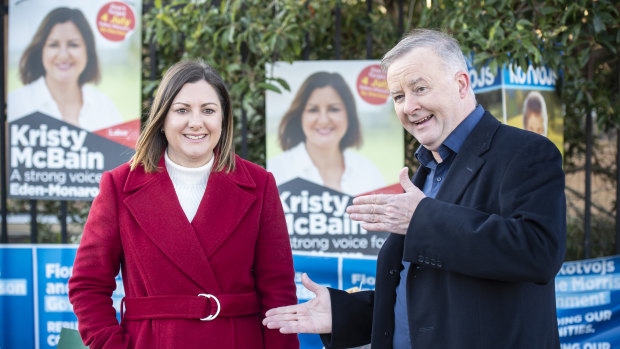 Labor candidate Kristy McBain has claimed victory in the Eden Monaro byelection.