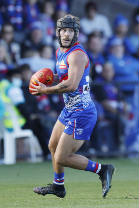 Caleb Daniel is one of the AFL’s elite users of the ball by foot.