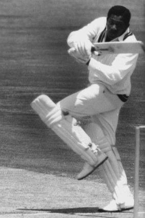 West Indies batsman Basil Butcher on the hook during a brilliant 172 Perth in 1968, which he followed with 143 not out. 