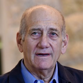 Former Israeli prime minister Ehud Olmert.