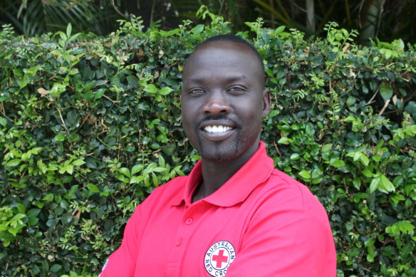 Red Cross Migration Support Program lead Elijah Buol arrived in Australia alone at the age of 16.