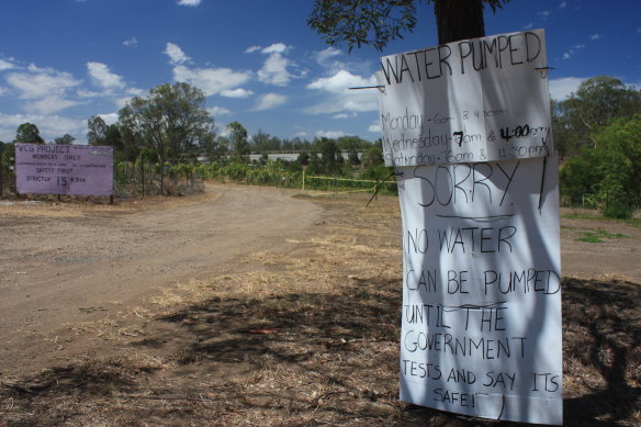 Locals have been warned not to use water at the Riverview Community Garden.