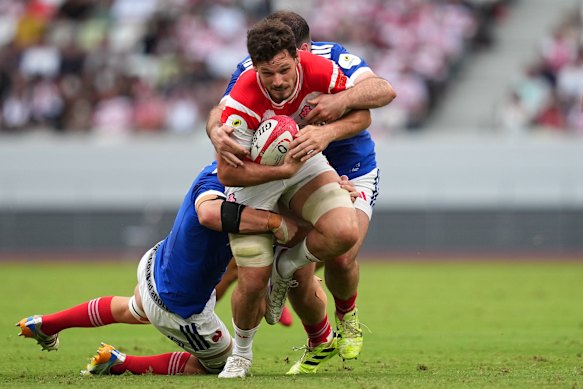 Japan representative Jack Cornelsen is set to take on the country of his berth on Saturday.