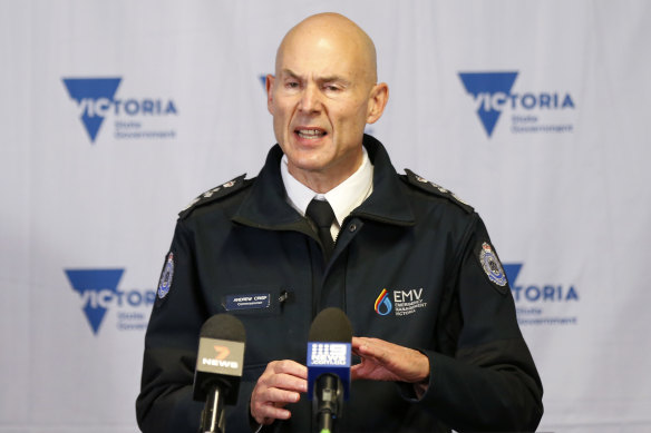 Andrew Crisp was appointed Ambulance Victoria’s interim chief executive last week.