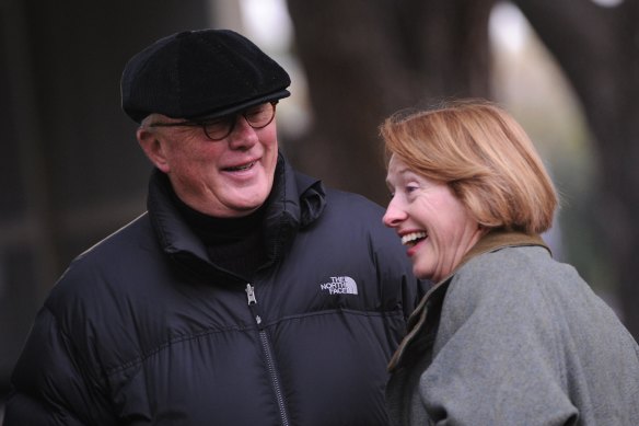 Lloyd Williams with Gai Waterhouse. 