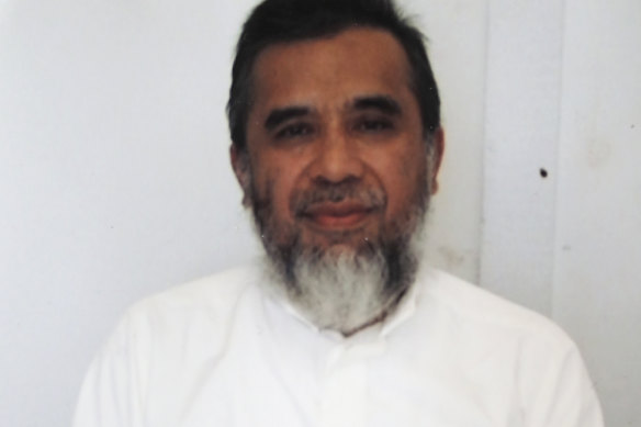 Encep Nurjaman, also known as Hambali, in an undated photo at the US base in Guantanamo Bay, Cuba.