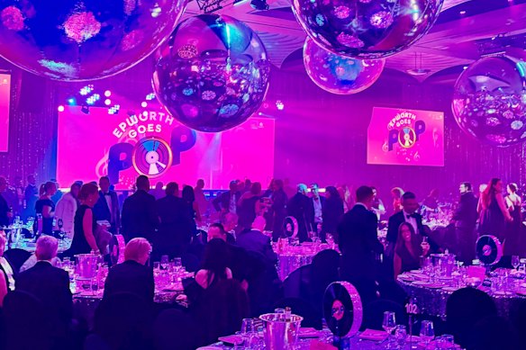 The $25 million pledge shocked the crowd at the Epworth charity function.