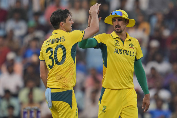 Australia skipper Pat Cummins and Mitchell Starc.