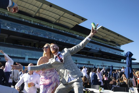 Punters at The Everest love them some Sweet Caroline.