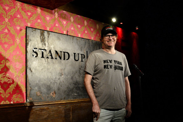 Gabe Waldman at the Stand Up NY comedy club on the Upper West Side. 