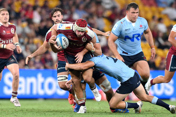 Fraser McReight and his fellow Queensland forwards may have the makings of the Wallabies’ long-term nucleus.